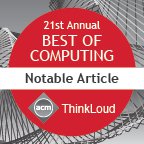 ACM Computing Reviews - Notable Article 2016